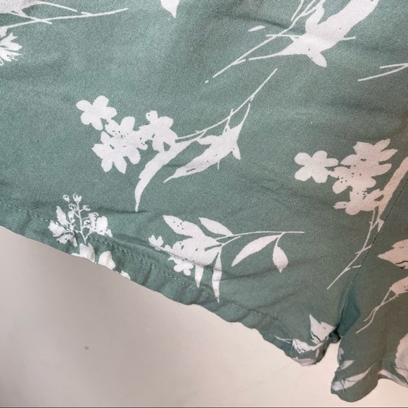 Aakaa Off The Shoulder Floral Print Shorts Romper Size S - Picture 5 of 7